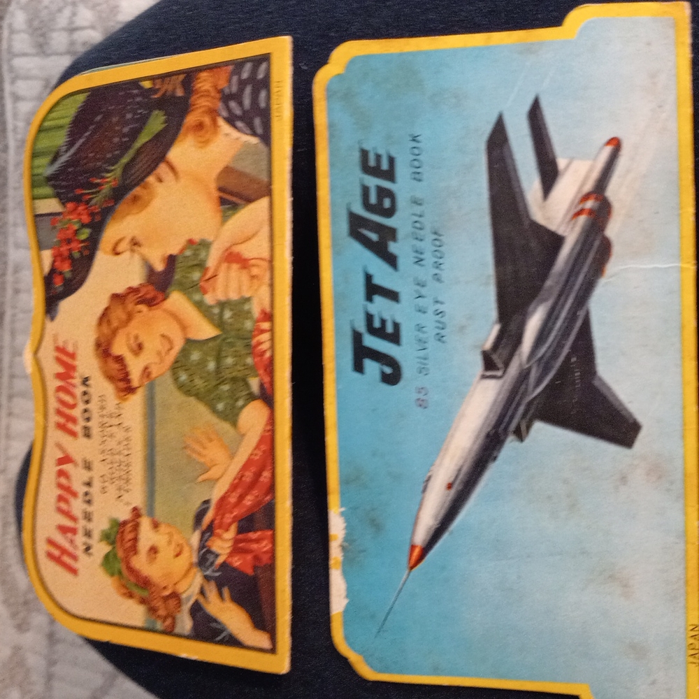 Vintage Happy Home & Jet Age Advertizing Needle Books